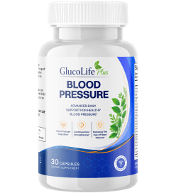 GlucoLife Plus Blood Pressure Support bottle